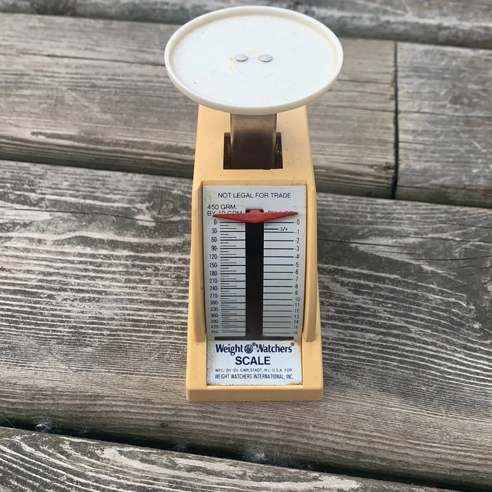 Vintage Weight Watchers Official Food Measurement Scale with Measuring Cup - Picture 4 of 10
